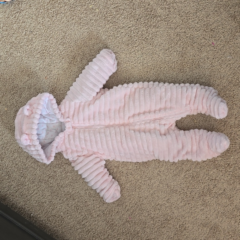 Baby Pink Winter Suit